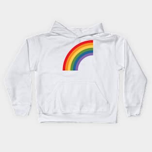 Simple Rainbow Arc Kids Hoodie